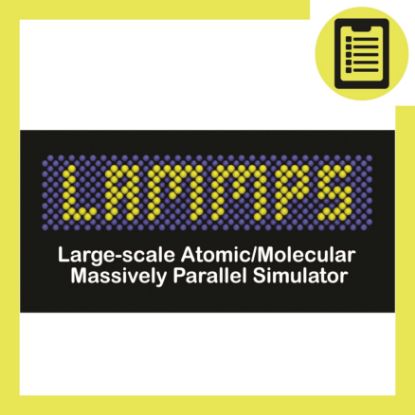 شبیه سازی دینامیک مولکولی با LAMMPS