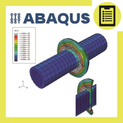 بنر ABAQUS تحلیل جوشکاری مهندسی مواد