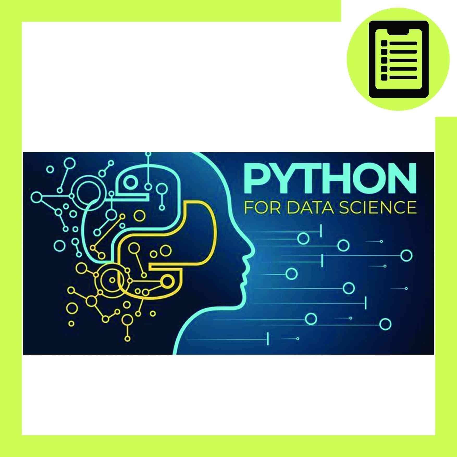 تصویر  آموزش علم داده با پایتون Data Science by Python (صنایع)