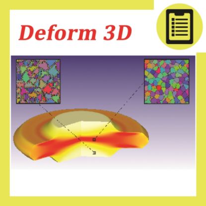 تصویر  آموزش شبیه سازی فرایندهای شکل­‌دهی با Deform 3D (پیشرفته)