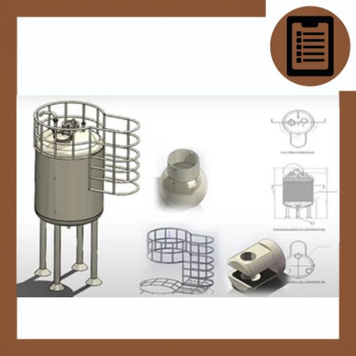 دوره آموزش نقشه کشی ساخت مخازن تحت فشار با اتوکد (مهندسی شیمی)